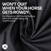 Draft Horse Heavyweight 300g Winter Turnout Blanket - Waterproof & Breathable