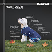 New Winter Dog Coat - 180G Medium Weight - Waterproof & Breathable