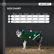 Winter Dog Coat - 180G Medium Weight - Waterproof & Breathable
