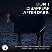 New 1200D Adjustable Juvenile 180G Medium Weight Winter Turnout Blanket - Waterproof & Breathable (Copy)