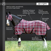 Draft Horse Protective Fly Sheet  - 73% UV Protection
