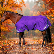 New 1200D Lightweight 80g Horse Winter Turnout Blanket - Waterproof & Breathable