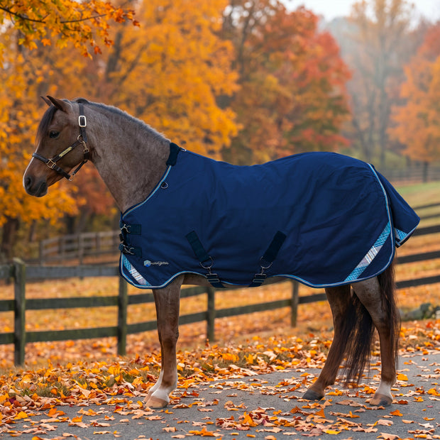 New Pony Lightweight 80g Horse Winter Turnout Blanket - Waterproof & Breathable