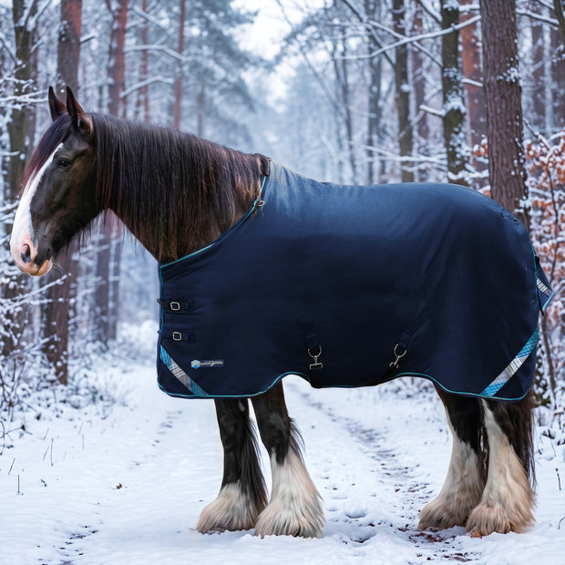 New Draft Horse Midweight 180g Winter Turnout Blanket - Waterproof & Breathable