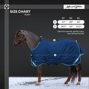 New Pony Midweight 180g Horse Winter Turnout Blanket - Waterproof & Breathable