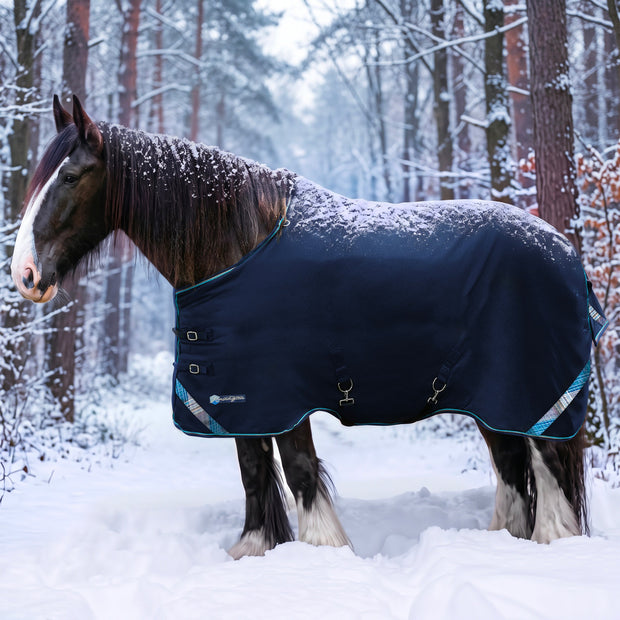 New Draft Horse Heavyweight 300g Winter Turnout Blanket - Waterproof & Breathable