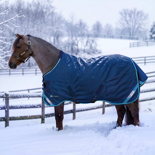 New Pony Heavyweight 300g Horse Winter Turnout Blanket - Waterproof & Breathable