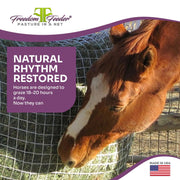 Freedom Feeder Trailer/Mini Hay Net - Slow Feed Hay Net - 2 Flake  - 3 Size Mesh Options
