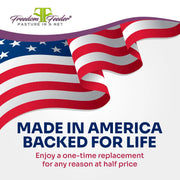 Freedom Feeder Extended Day Net - Slow Feed Hay Net - 2 String Bale - 3 Size Mesh Options