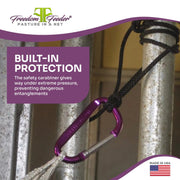 Freedom Feeder Day Net - Slow Feed Hay Net - 4 Flake - 3 Size Mesh Options