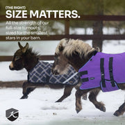 Mini 80G Light Weight Horse Winter Turnout Blanket - Waterproof & Breathable