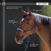 Clinician Training Rope Halter with Braided Nose