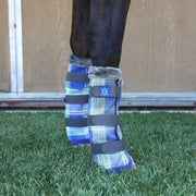 Horse Fly Boots with Fleece Trim - Set of 2 - 73% UV + Fly Protection
