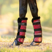 Horse Fly Boots with Fleece Trim - Set of 2 - 73% UV + Fly Protection
