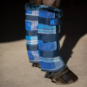 Horse Fly Boots with Fleece Trim - Set of 2 - 73% UV + Fly Protection