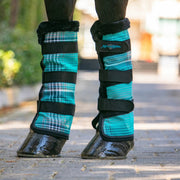 Horse Fly Boots with Fleece Trim - Set of 2 - 73% UV + Fly Protection