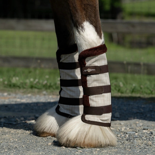 Draft Fly Boots with Fleece Trim - Set of 2 - 73% UV + Fly Protection