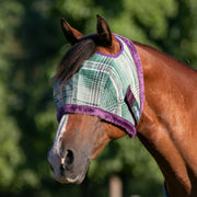 Fly Mask with Fleece Trim & 73% UV Protection - Open Top Design