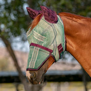 Fly Mask with Long Nose, Ears & 73% UV Protection