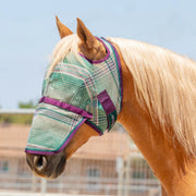 Fly Mask with Nose & 73% UV Protection - Open Top Design