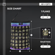 Slow Feed Hay Bag with Easy Load Rim - 1 Flake Capacity