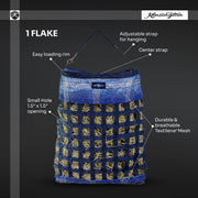 Slow Feed Hay Bag with Easy Load Rim - 2 Flake Capacity
