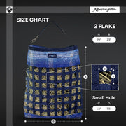 Slow Feed Hay Bag with Easy Load Rim - 2 Flake Capacity