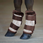 Mini Fly Boots with Fleece Trim - Set of 4 - 73% UV + Fly Protection