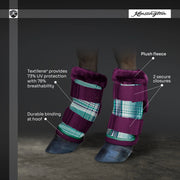 Mini Fly Boots with Fleece Trim - Set of 4 - 73% UV + Fly Protection
