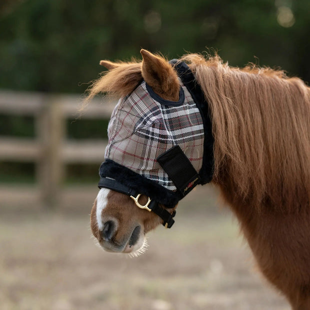 Mini Fly Mask with Fleece Trim - 73% UV Blocking