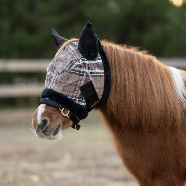 Mini Fly Mask with Fleece Trim & Ears - 73% UV Blocking