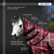 Pony Protective Neck Cover - Pairs with Fly Sheet - 73% UV Blocking