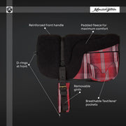 Plush Fleece Bareback Pad with Pockets - Comfort & Convenience