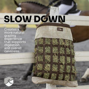 Slow Feed Hay Bag with Easy Load Rim - 2 Flake Capacity