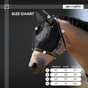 UViator CatchMask Fly Mask with Ears & 90% UV Protection