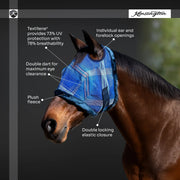 Fly Mask with Fleece Trim & 73% UV Protection