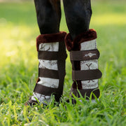 Horse Fly Boots with Fleece Trim - Set of 2 - 73% UV + Fly Protection